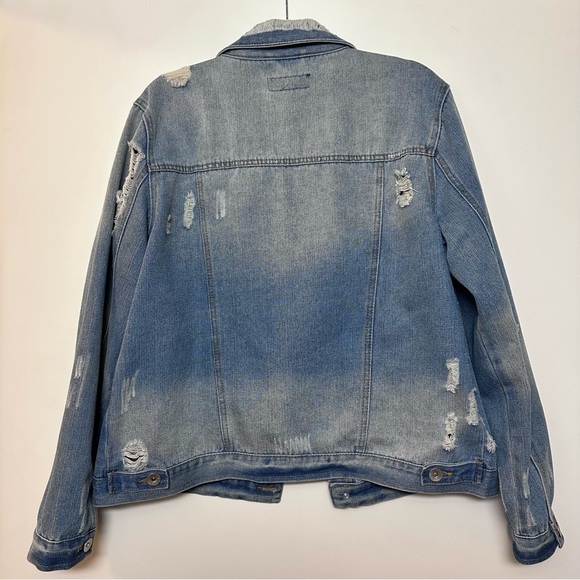 Distressed Denim Jacket - Picture 5 of 7